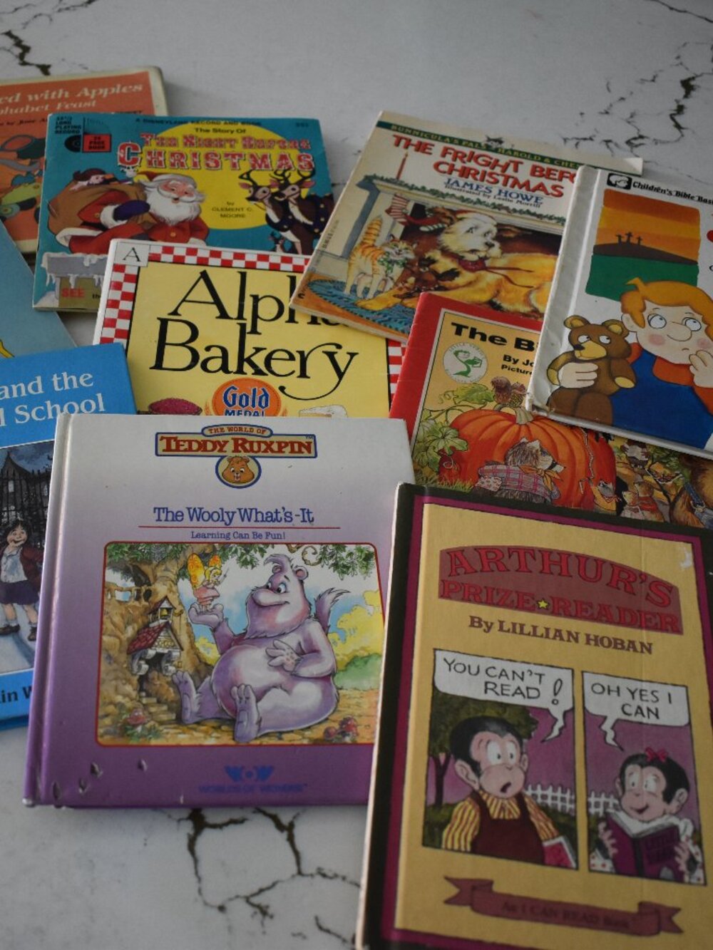 Vintage Children's Book Lot of 11 Learning Classics Arthur Teddy Ruxpin & More